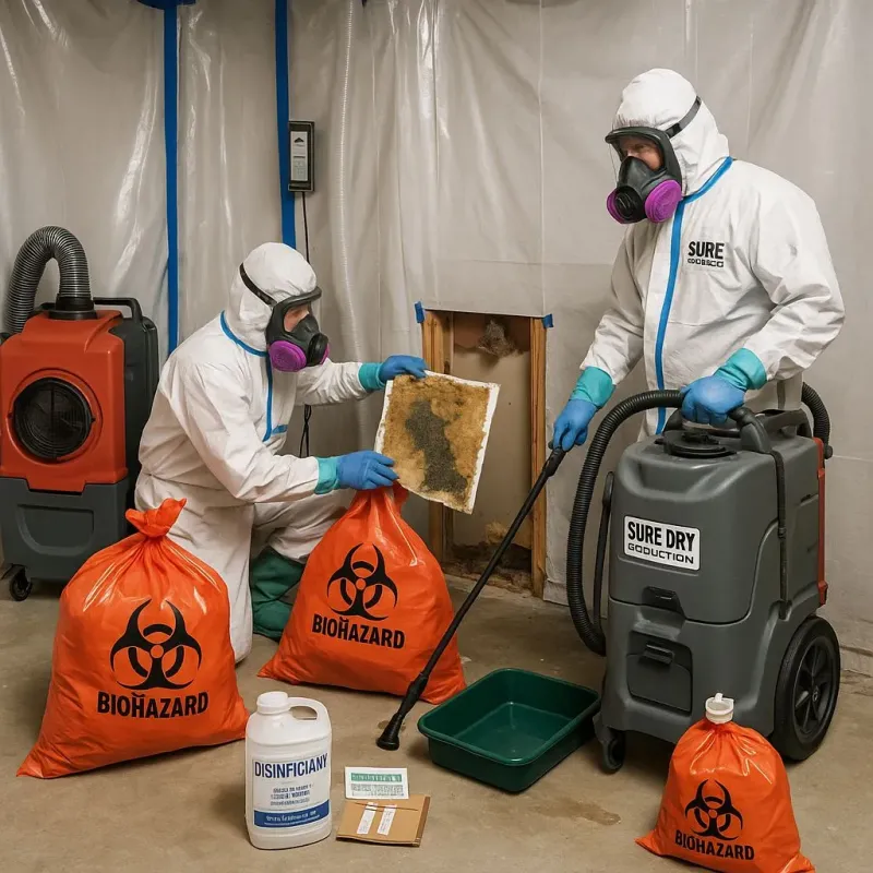 Contaminated Water Handling Protocols process in Monson, MA