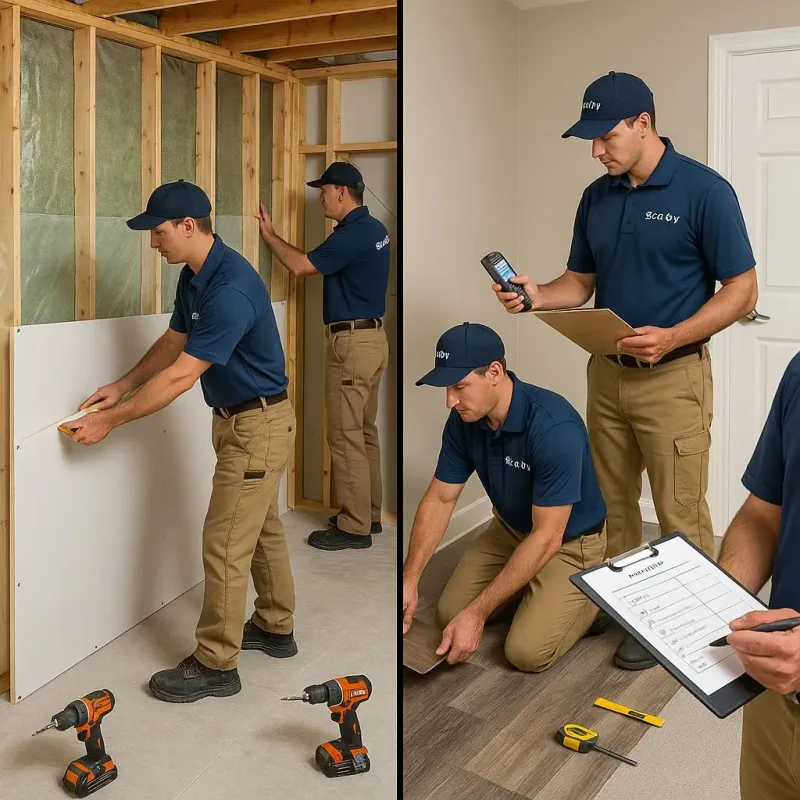 Repairs and Reconstruction process in Monson, MA